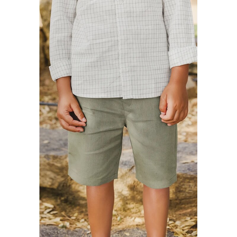 Detské ľanové šortky Tartine et Chocolat 62743415