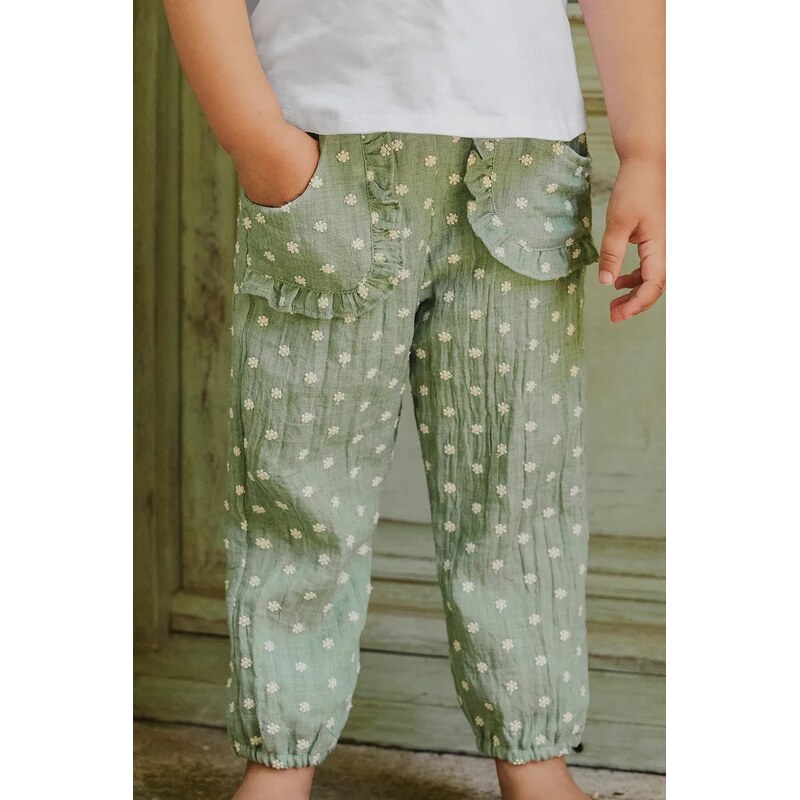 Detské nohavice s prímesou ľanu Tartine et Chocolat 62743278