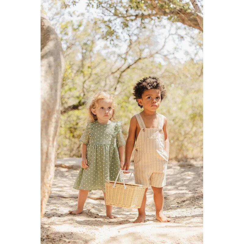 Ľanové šaty pre deti Tartine et Chocolat 62743178