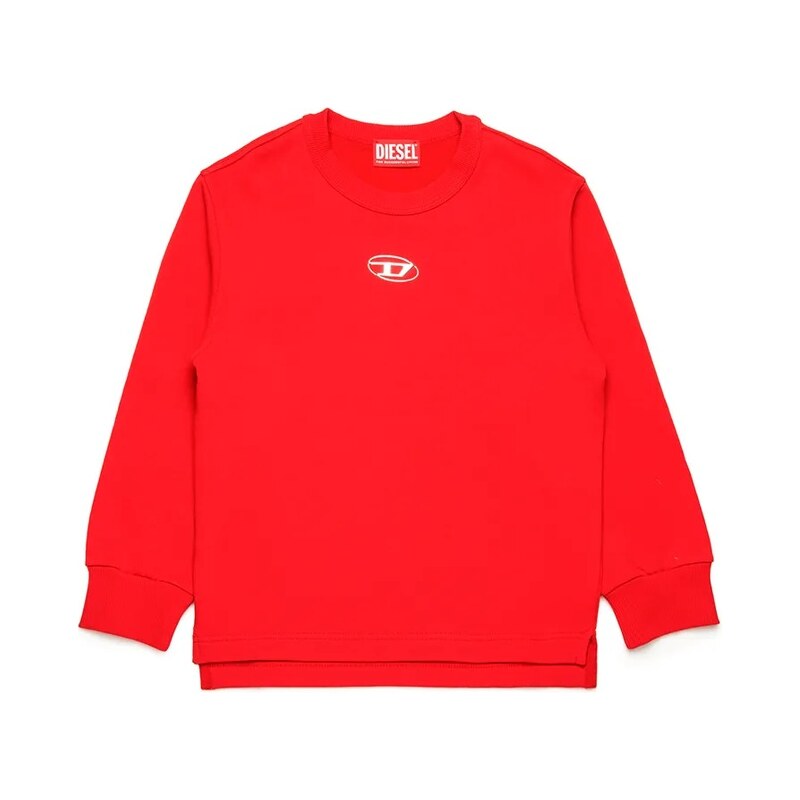 Detská bavlnená mikina Diesel SMACSISOD OVER SWEAT-SHIRT 64326348