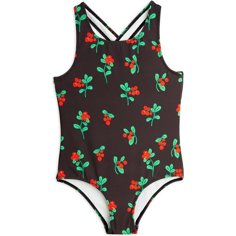 Jednodielne detské plavky Mini Rodini Lingonberries 66512689