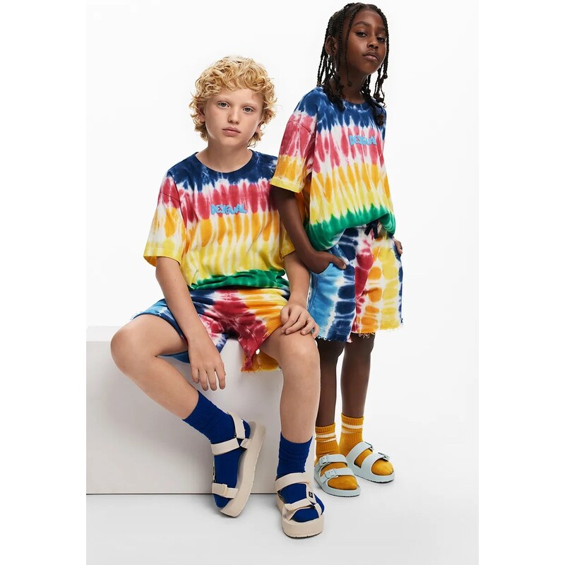 Detské bavlnené šortky Desigual 64326180
