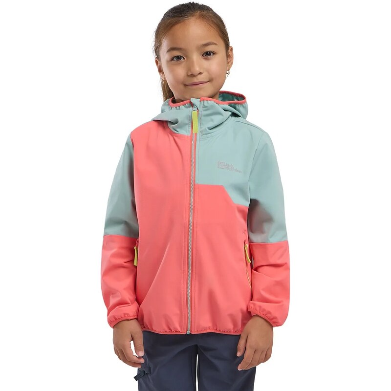 Detská bunda Jack Wolfskin TURBULENCE HOODED JKT K 64326222
