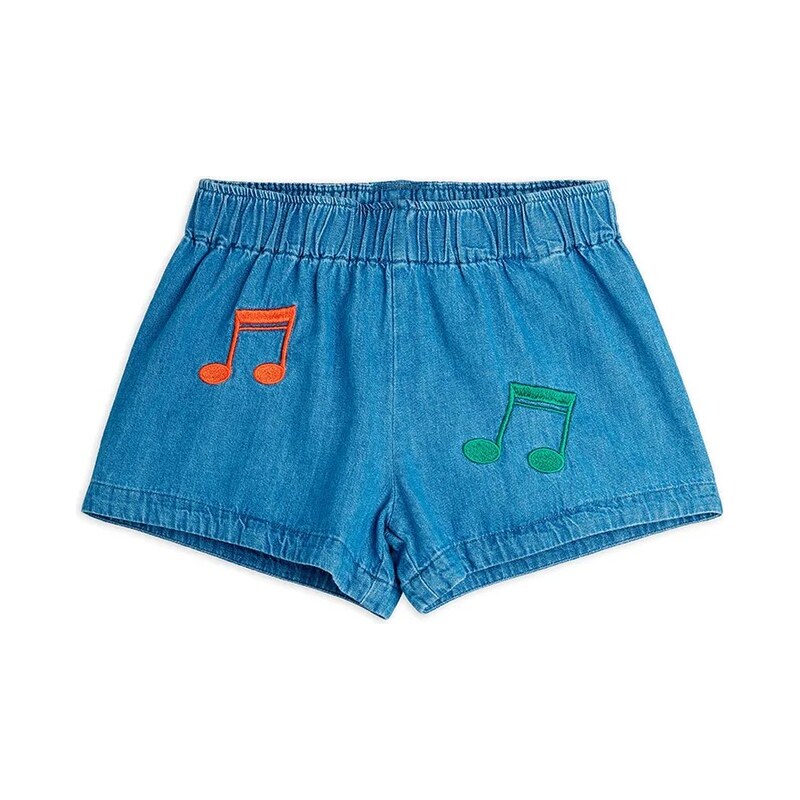 Detské rifľové krátke nohavice Mini Rodini Note 64326228