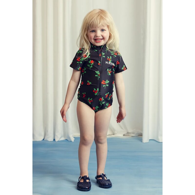 Jednodielne detské plavky Mini Rodini Lingonberries 66512688