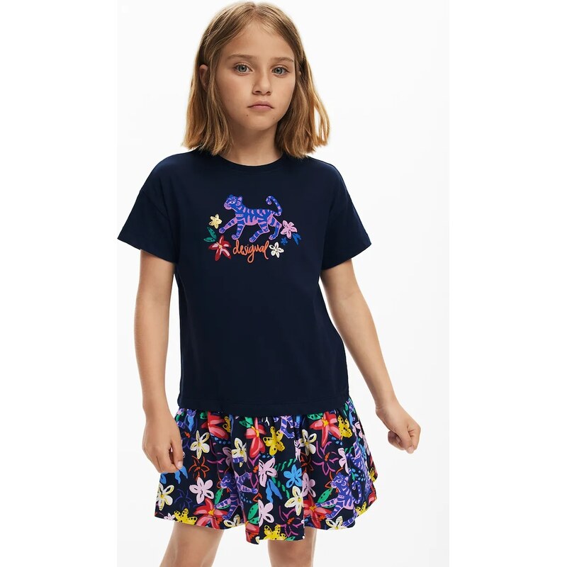 Dievčenské bavlnené šaty Desigual 64326798