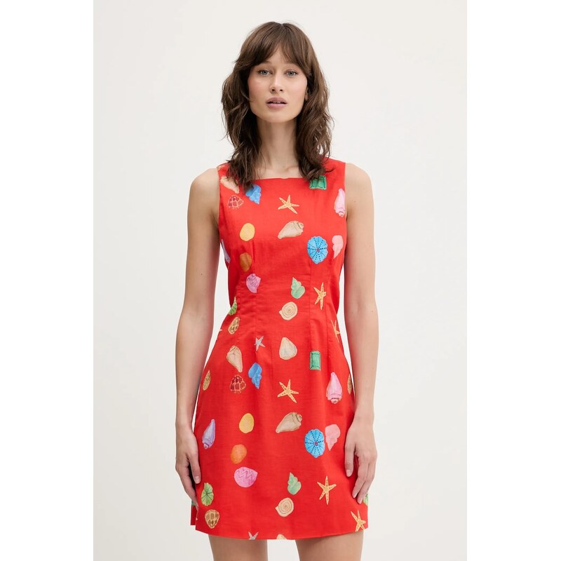 Šaty s prímesou ľanu Never Fully Dressed 63608271