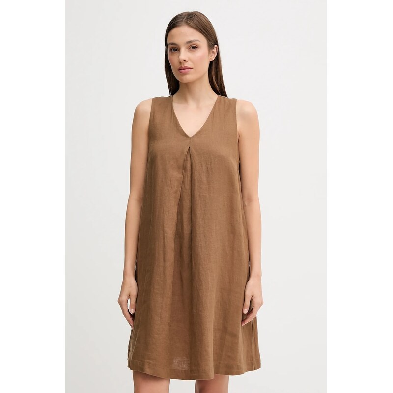 Ľanové šaty United Colors of Benetton 63613647