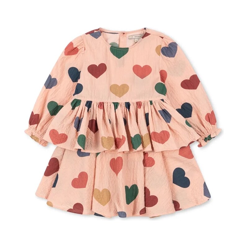 Dievčenské šaty Konges Sløjd ELIN DRESS GOTS 65048559