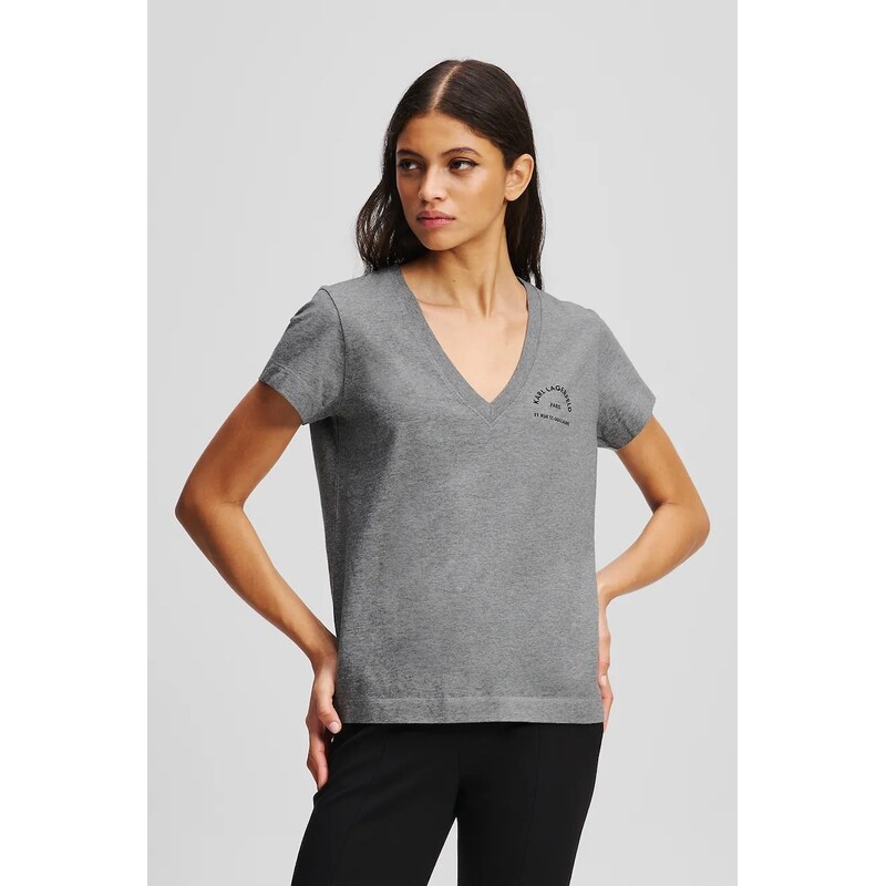 Bavlnené tričko Karl Lagerfeld 63691080