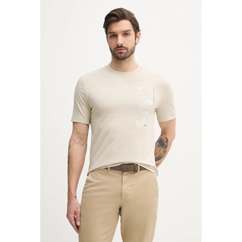 Bavlnené tričko BOSS Orange 62947526