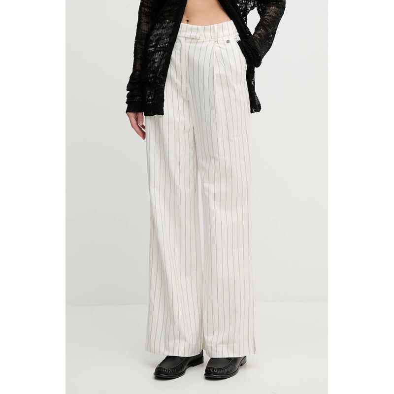 Nohavice s prímesou ľanu Pedro del Hierro 63746325