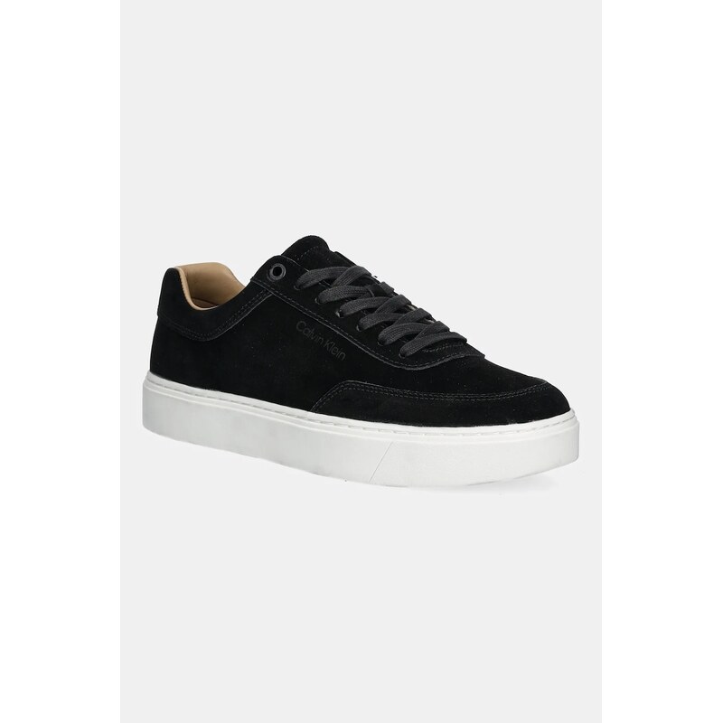 Semišové tenisky Calvin Klein CLEAN CUP LOW LACEUP OXF SU 63705242