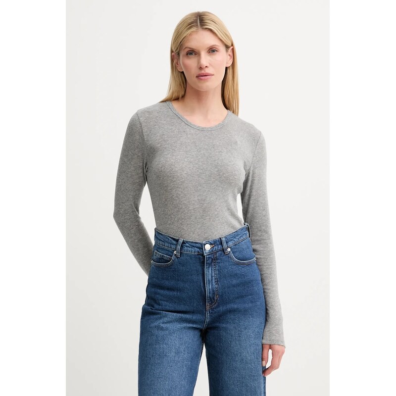 Tričko s dlhým rukávom s prímesou vlny MUNTHE LUTEST 66513215