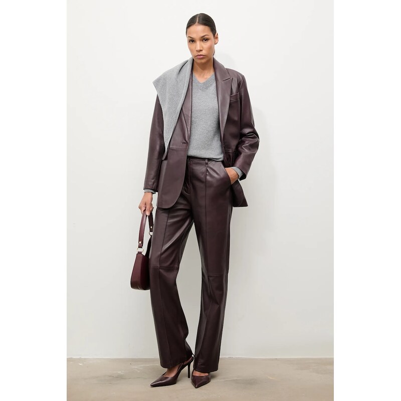 Sveter z merino vlny so šatkou Answear.LAB 65297155