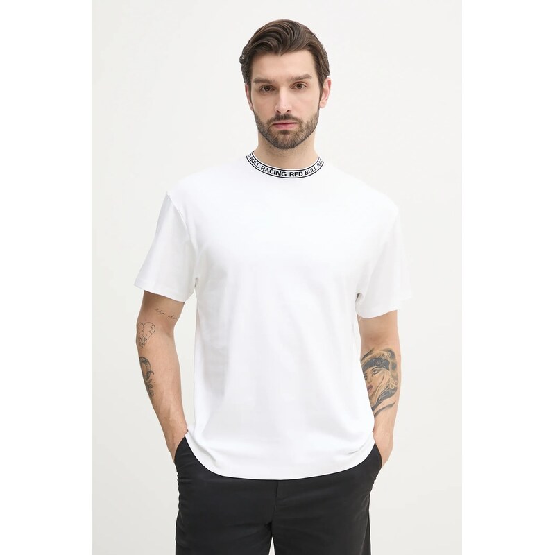 Bavlnené tričko Red Bull Racing x Pepe Jeans BRANDED COLLAR TEE 62948167