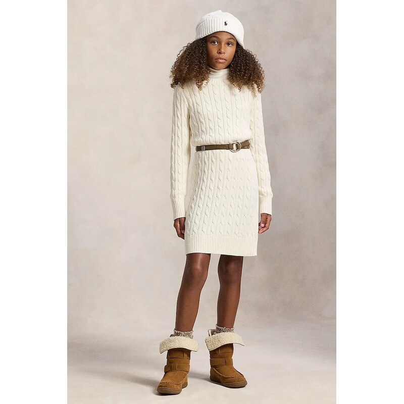 Dievčenské bavlnené šaty Polo Ralph Lauren 65729955