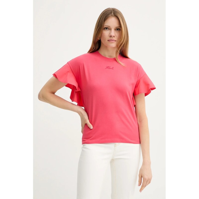 Bavlnené tričko Karl Lagerfeld 63296490