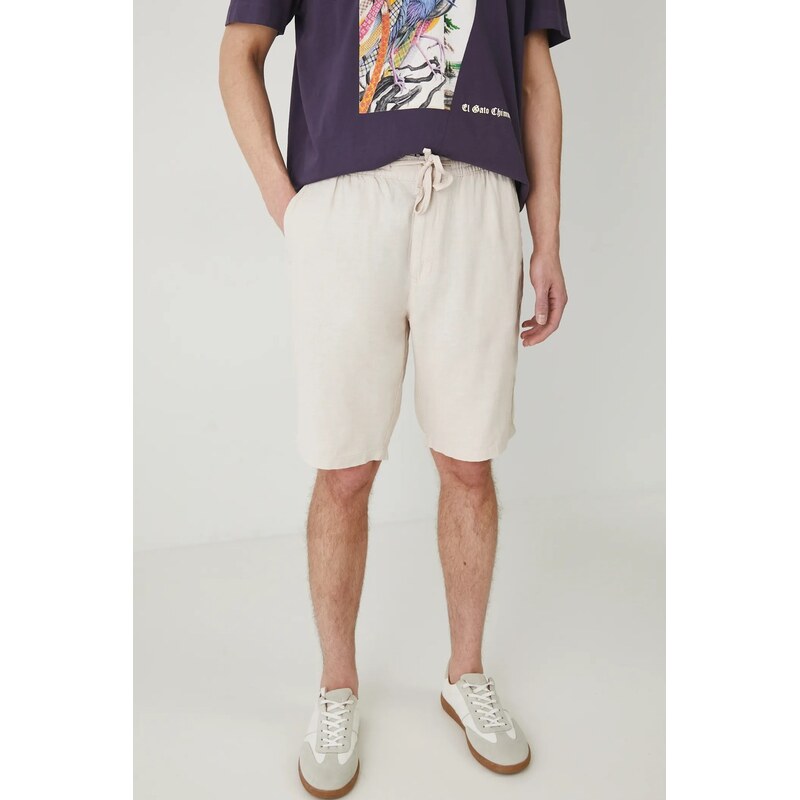 Šortky s prímesou ľanu Medicine 68029022