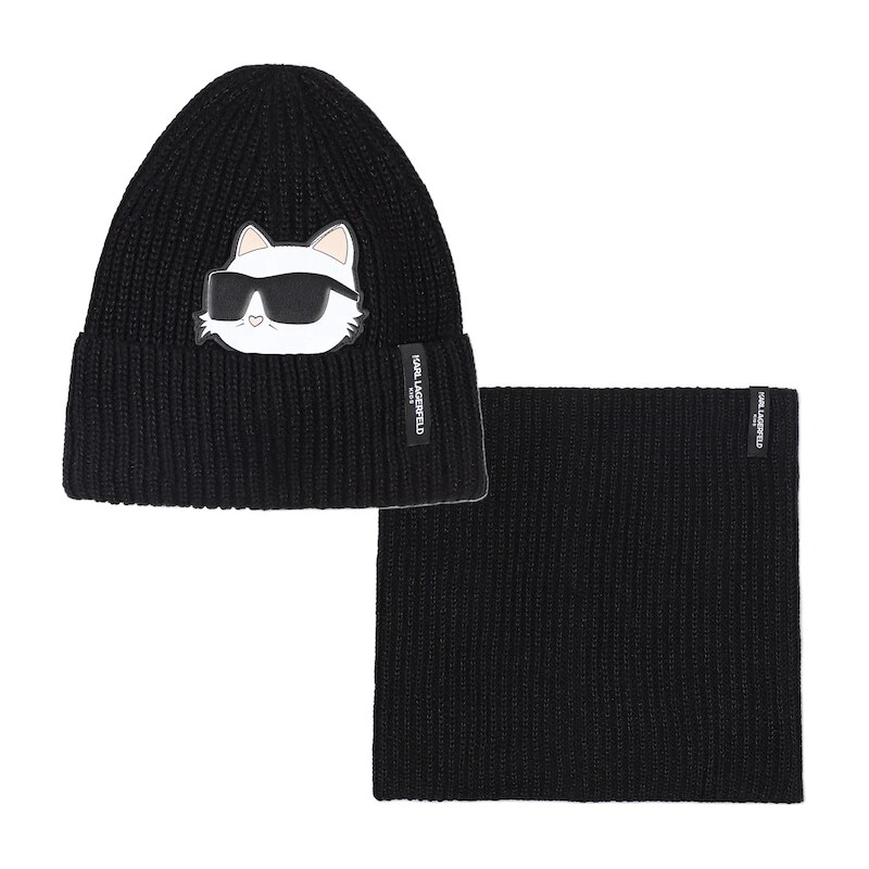 Detská čiapka a šál komín Karl Lagerfeld 65162290