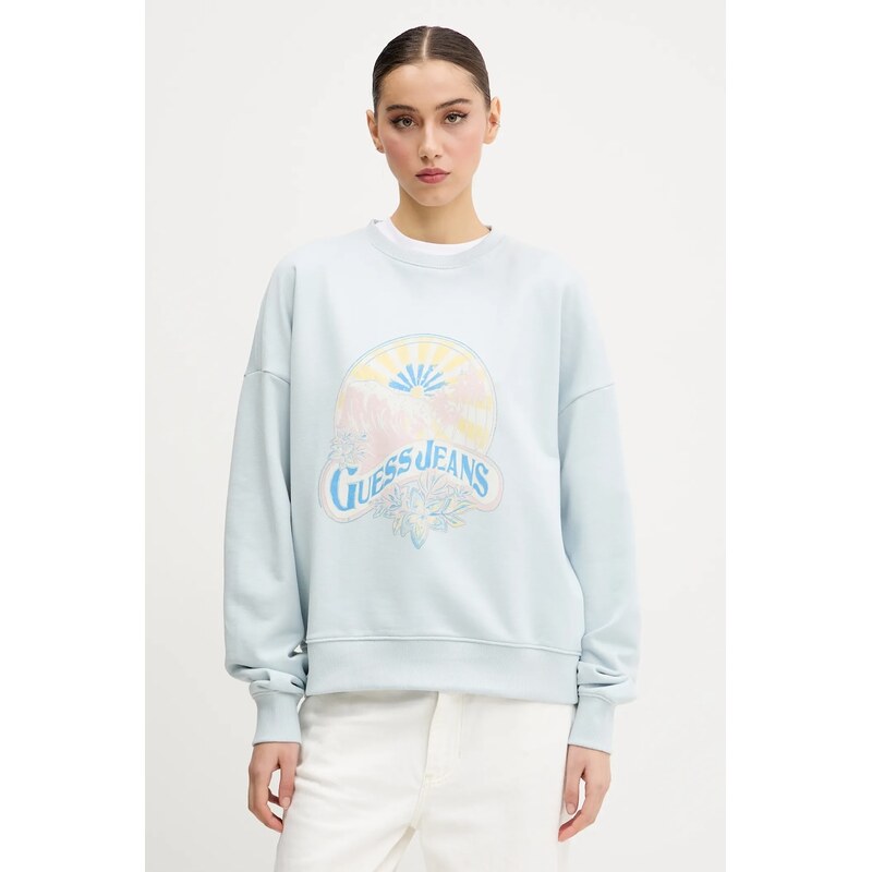 Bavlnená mikina Guess Jeans 63060397