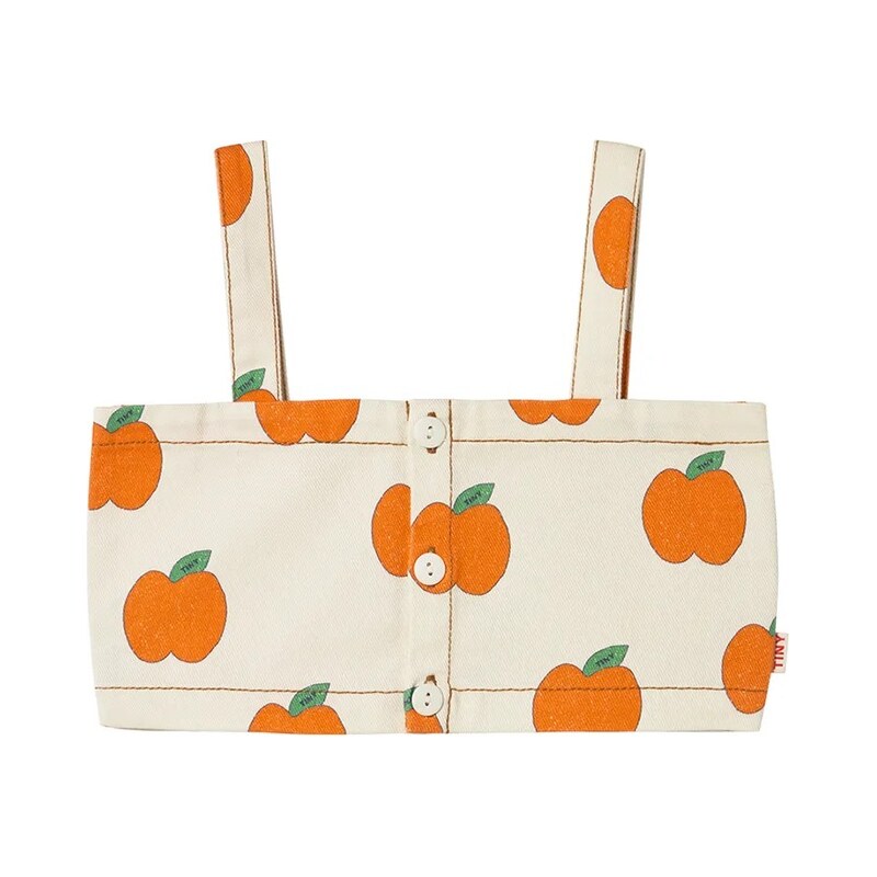 Detský bavlnený top Tinycottons APPLES CROP TOP 63089187