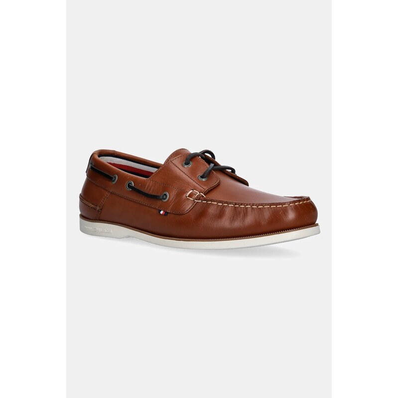 Kožené mokasíny Tommy Hilfiger TH BOAT SHOE CORE LTH 61988448