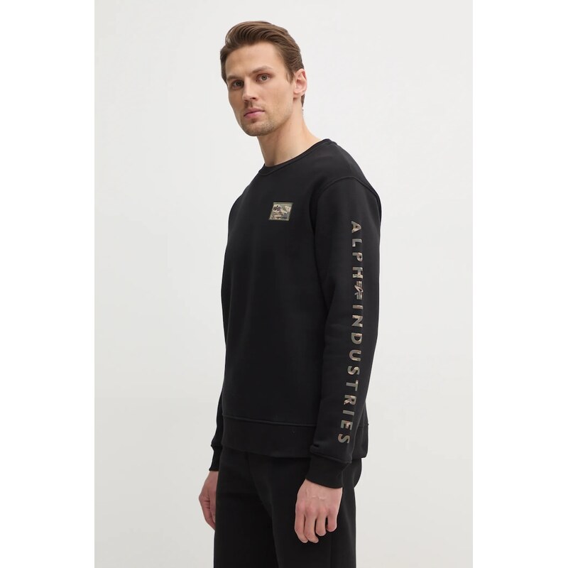 Mikina Alpha Industries Camo Sleeve Crewneck 62066879