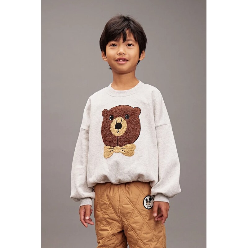 Detská bavlnená mikina Mini Rodini Bear 65275605