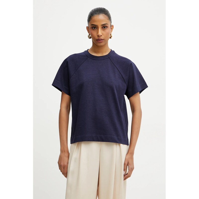 Tričko s prímesou ľanu MAX&Co. 64330805