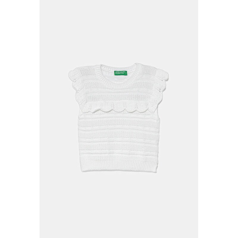 Detská bavlnená vesta United Colors of Benetton 63332005