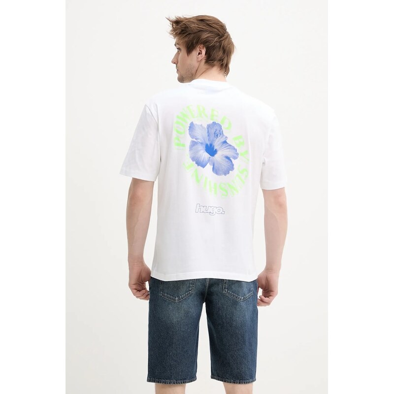 Bavlnené tričko Hugo Blue 63175556