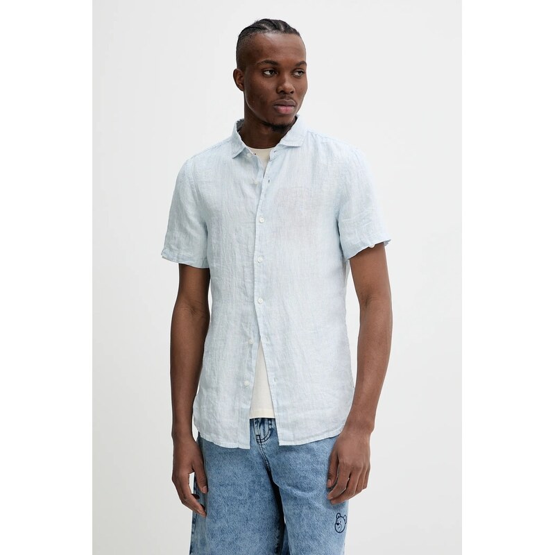 Ľanová košeľa Superdry 64330973