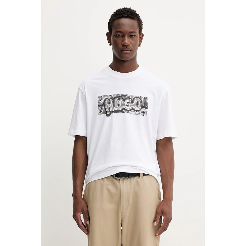 Bavlnené tričko Hugo Blue Nedirix 65312440