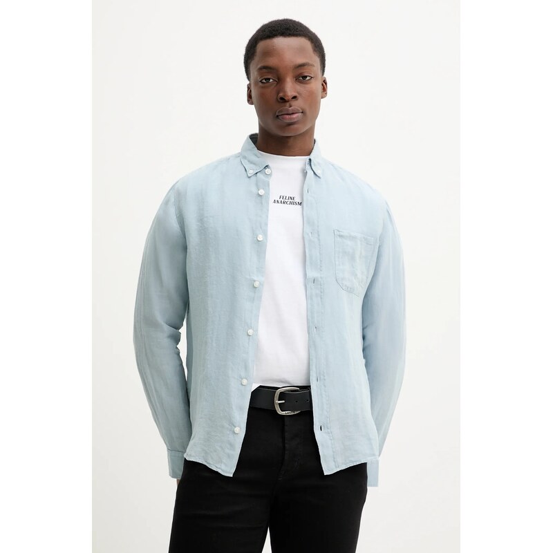 Ľanová košeľa HUGO 51561514