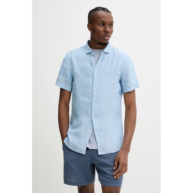 Ľanová košeľa Superdry 64331609