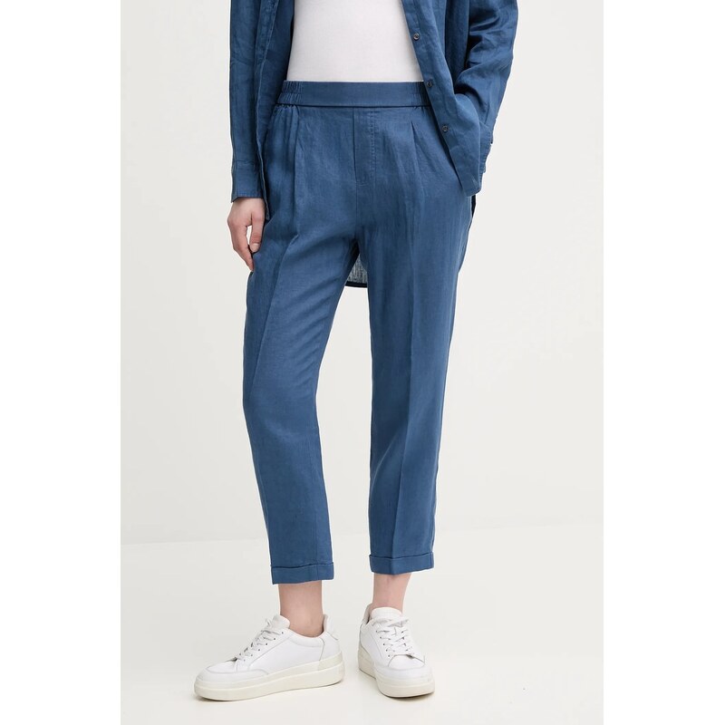 Ľanové nohavice United Colors of Benetton 63296999