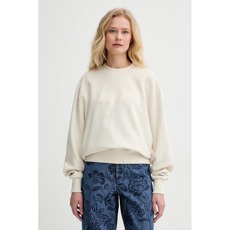 Mikina A.P.C. sweat ethan - GOTS 63249446