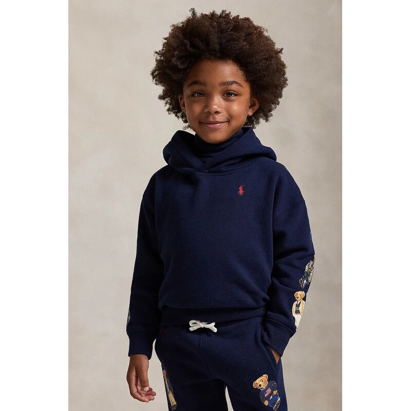 Detská mikina s prímesou bavlny Polo Ralph Lauren 65388183