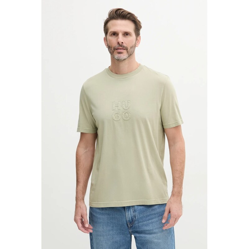 Bavlnené tričko HUGO 63301136