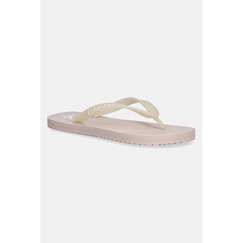 Šľapky Calvin Klein Jeans BEACH SANDAL TRANSPARENT TPU 63454651