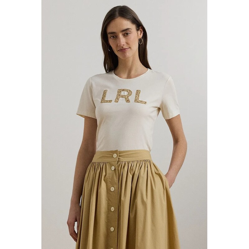 Bavlnené tričko Lauren Ralph Lauren 63341238