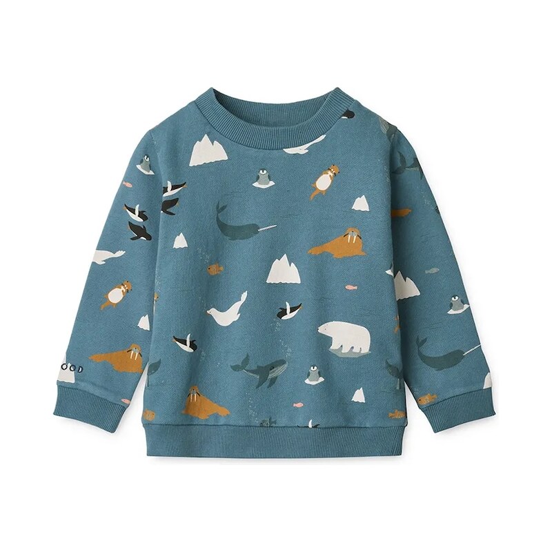 Detská bavlnená mikina Liewood Thora Printed Sweatshirt 64857610