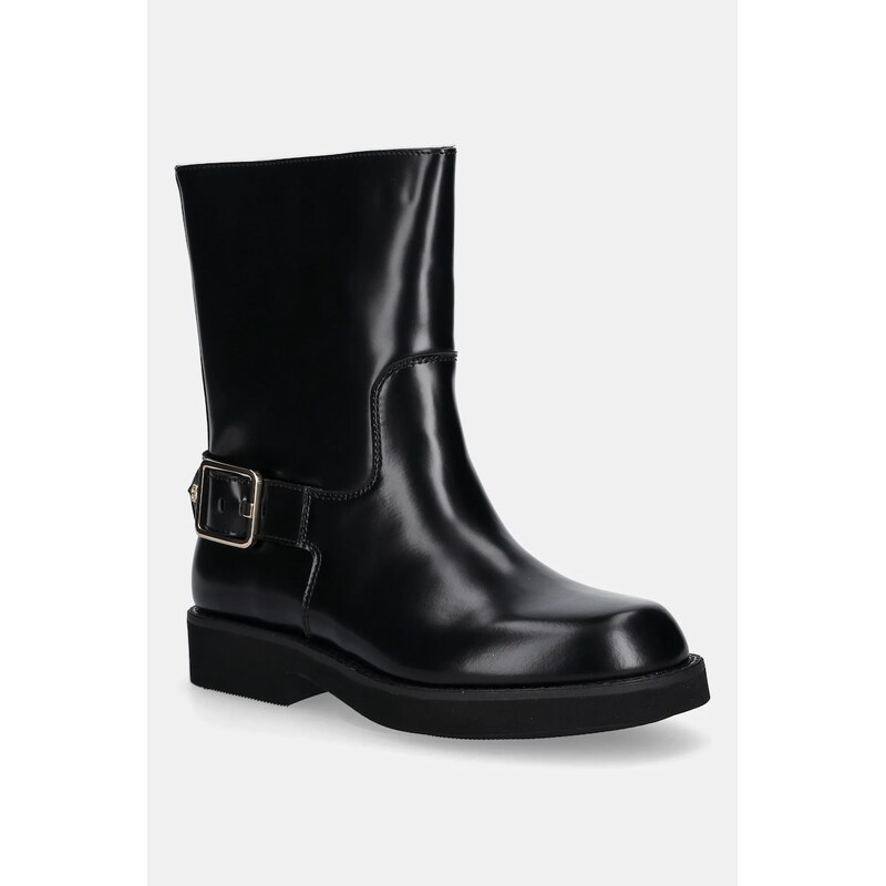 Kožené členkové topánky BOSS Eleri 64816178