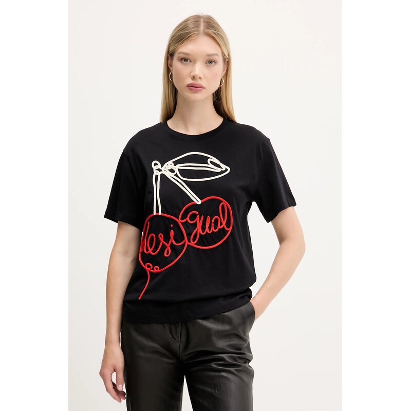 Bavlnené tričko Desigual BERLIN 64830599