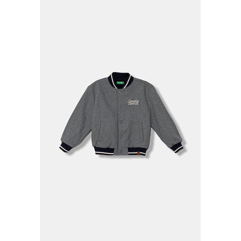 Detská bomber bunda s vlnou United Colors of Benetton 65503119