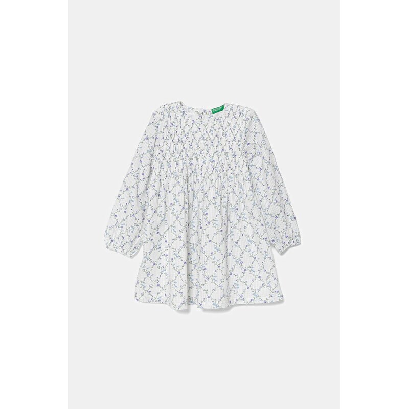 Dievčenské bavlnené šaty United Colors of Benetton 63476928