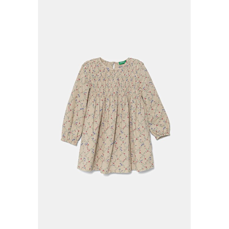 Dievčenské bavlnené šaty United Colors of Benetton 63476929