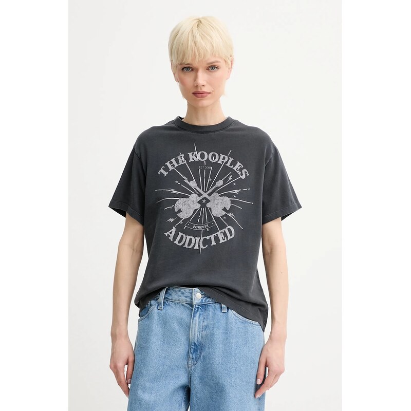 Bavlnené tričko The Kooples 63456742