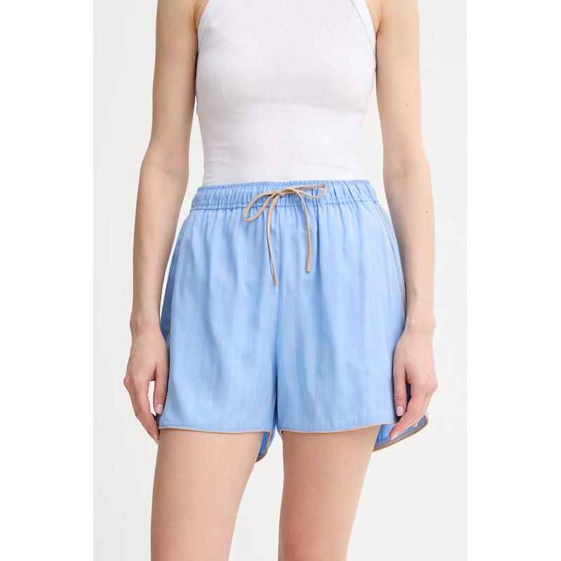 Šortky s prímesou ľanu MUNTHE UPPI 63456938